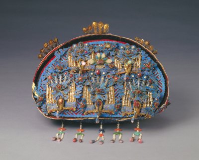 图片[5]-Copper plated, silk dotted, jade inlaid with beads, stone phoenix and mother-of-pearl-China Archive